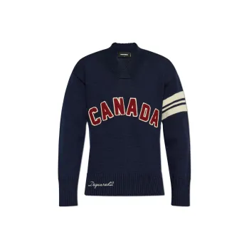 DSQUARED 2 Canada College V Neck Jumper