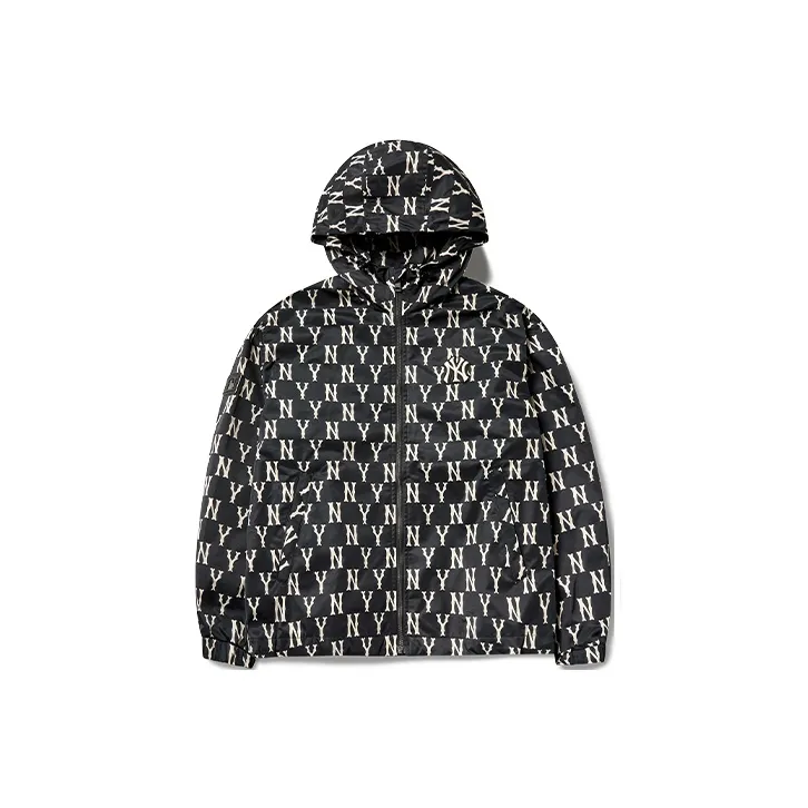 MLB Old Flower Jackets Unisex Black-0