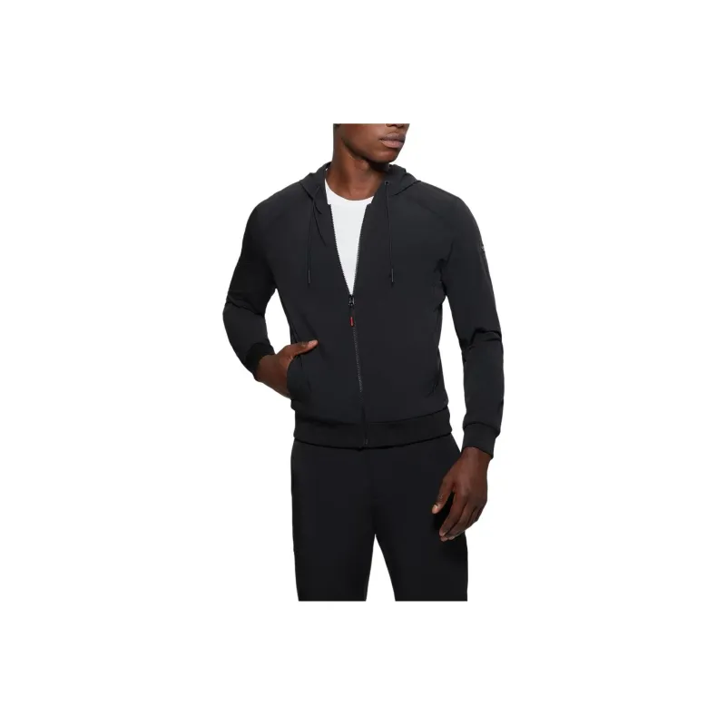 GUESS Tech Hooded Sweater Sweater Men's Black-0