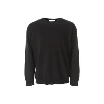 MOSCHINO Logo Intarsia Crewneck Knitted Jumper