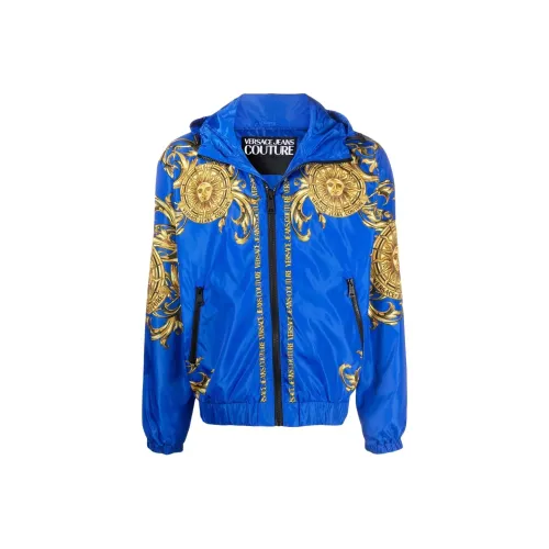 VERSACE JEANS COUTURE SS22 Jacket Men's Blue