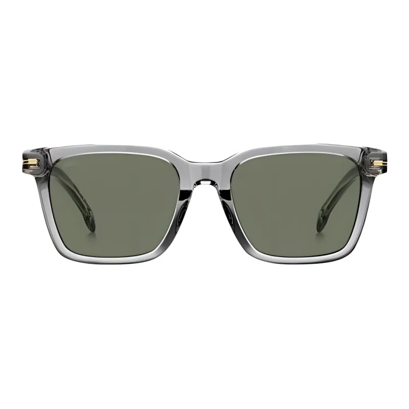 HUGO BOSS Plastic Irregular Shape Sunglasses Men's Gray-1
