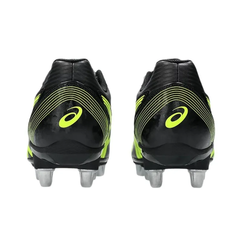 Asics LETHAL TACKLE Soccer Shoes Men's Black Yellow-4