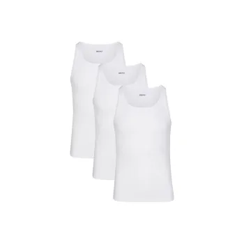 SKIMS Tank Tops Men's 3 Pack CHALK/Chalk