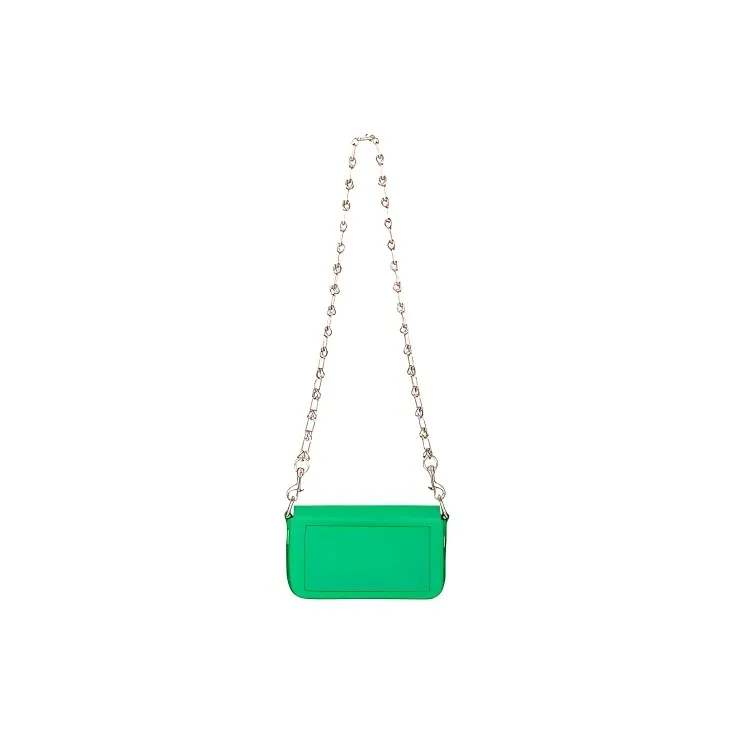 Balenciaga Cow Leather Shoulder Bag, Crossbody Bag Women's Bright Green-2