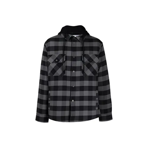 OFF-WHITE Checked Hooded Shirt