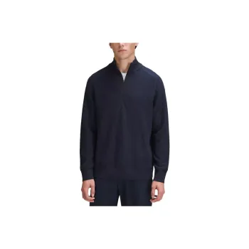 Lululemon Textured Knit Half-Zip Sweater Sweater Men's