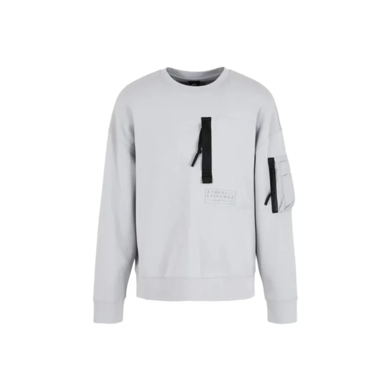 ARMANI EXCHANGEAE Sweatshirt Men's Light Gray-0