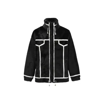LIUREGALI Jackets Unisex Black