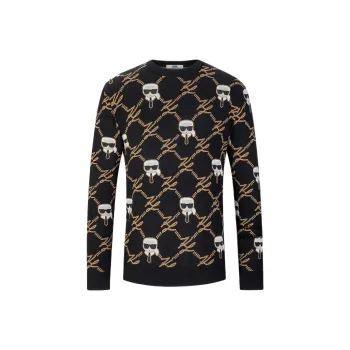 KARL LAGERFELD FW24 Sweater Men's Black