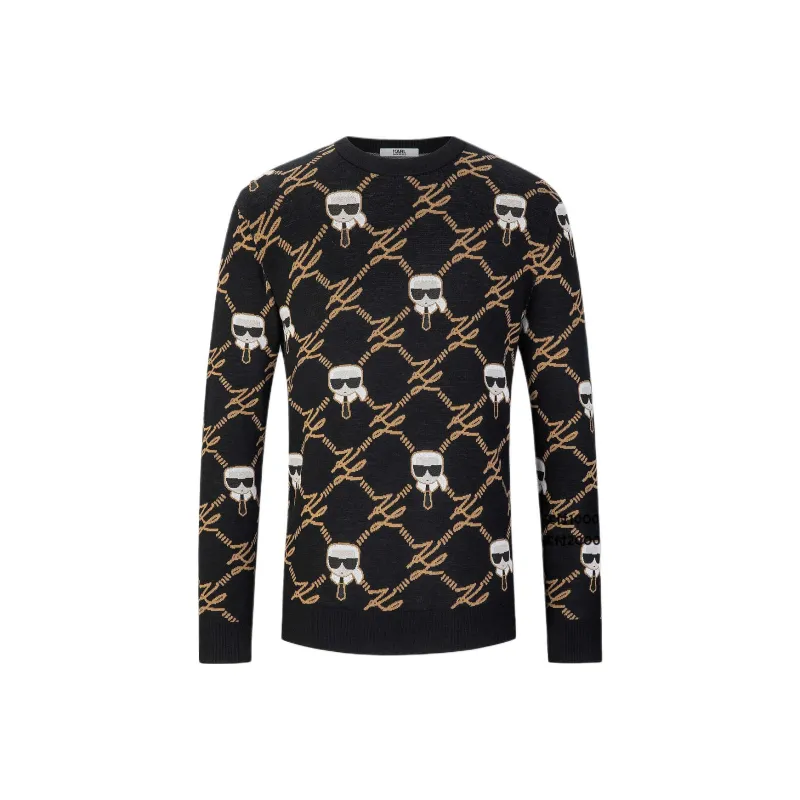KARL LAGERFELD FW24 Sweater Men's Black-0