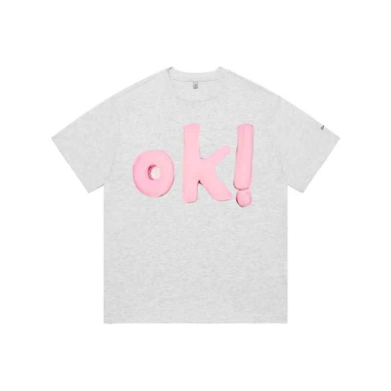KIRHNE T Shirt Unisex White Gray-2