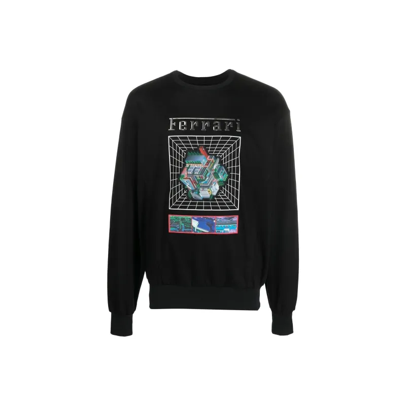 Ferrari Graphic print Cotton Sweatshirt-0