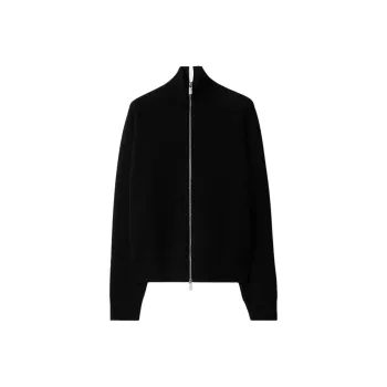 Burberry Mirrored Horse Wool Blend Track Jacket