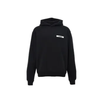 Jacquemus Logo Patch Long Sleeved Hoodie