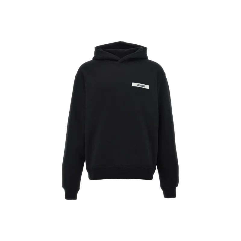 Jacquemus Logo Patch Long Sleeved Hoodie-0