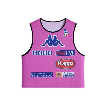 Kappa 1916 Series Tank Tops Men Neon Red 1021