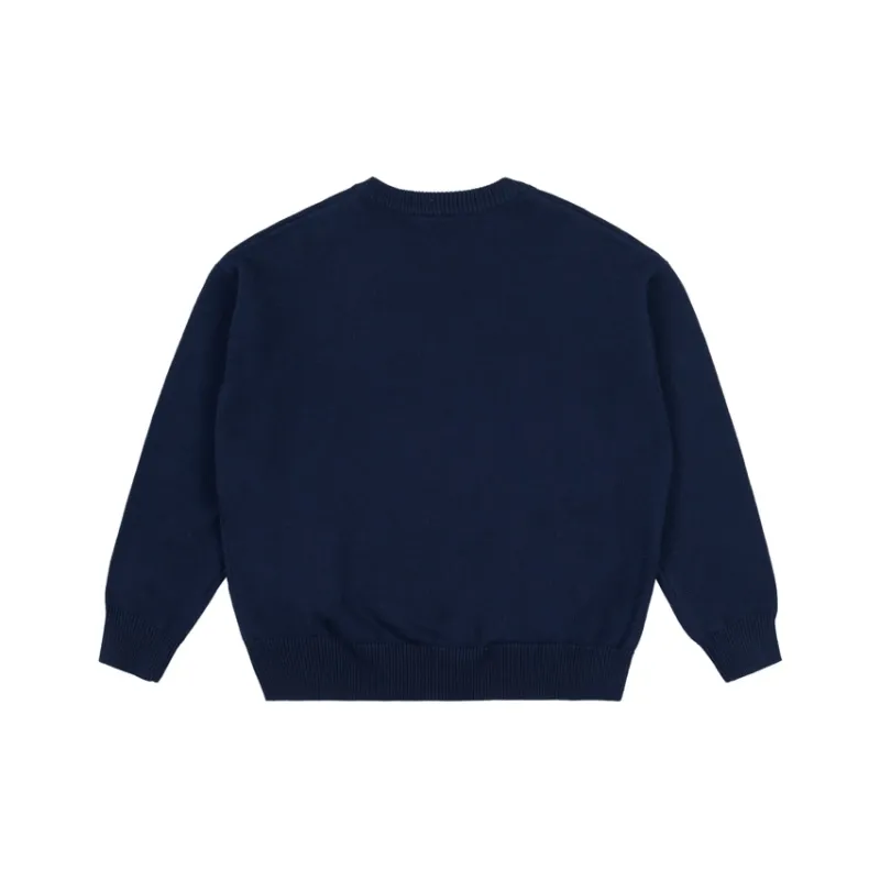 STAHOOD Crew Neck Knitted Fabric Sweater Unisex-2