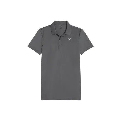 PUMA PERFORMANCE qualit polo Shirt Men's Lime Gray 60
