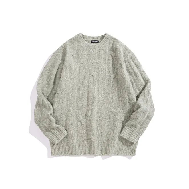 PEACEBIRD MEN Sweaters Unisex Gray Green 1-0