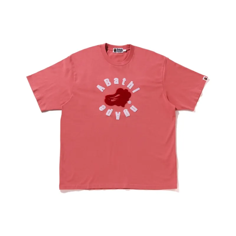 A BATHING APE Circular Ape Head Relaxed Fit Tee-4