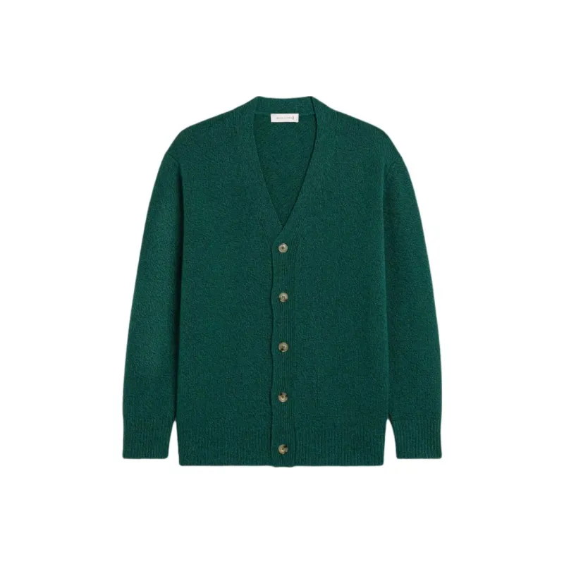 MACKINTOSH Stockholm Dark Green Merino Wool & Cashmere Cardigan Knitwear Men's Dark Green-0