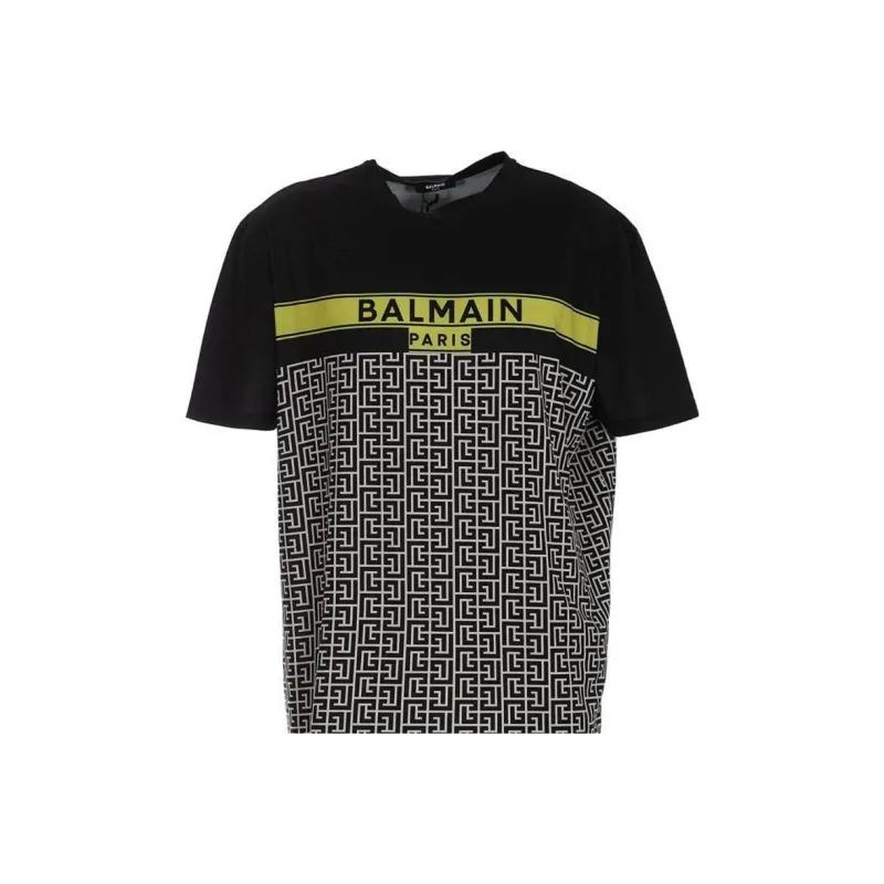 BALMAIN SS23 T Shirt Men's Black-4