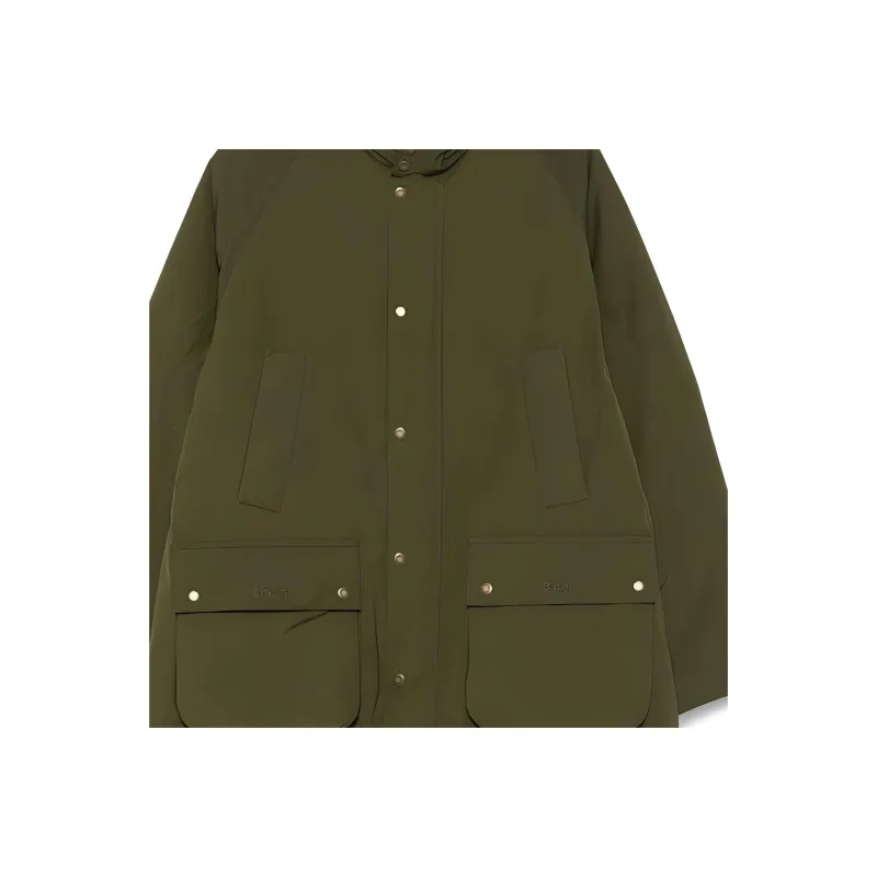 BARBOUR X Baracuta Oversized Bedale Waxed Jacket-4