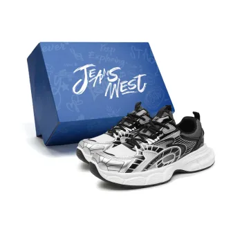 JEANSWEST Rattlesnake Collection Slip Resistant Low Top Chunky Sneakers Unisex