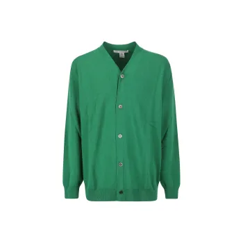 COMME DES GARCONS SHIRT V Neck Knitted Cardigan
