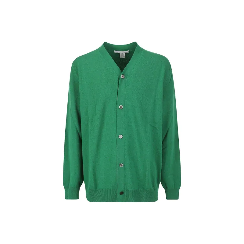 COMME DES GARCONS SHIRT V Neck Knitted Cardigan-0