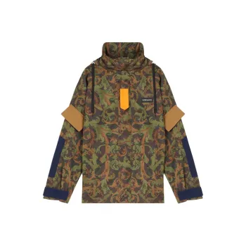 VERSACE Jackets Unisex Army Green