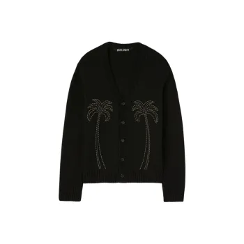 PALM ANGELS Milano Stud Cardigan