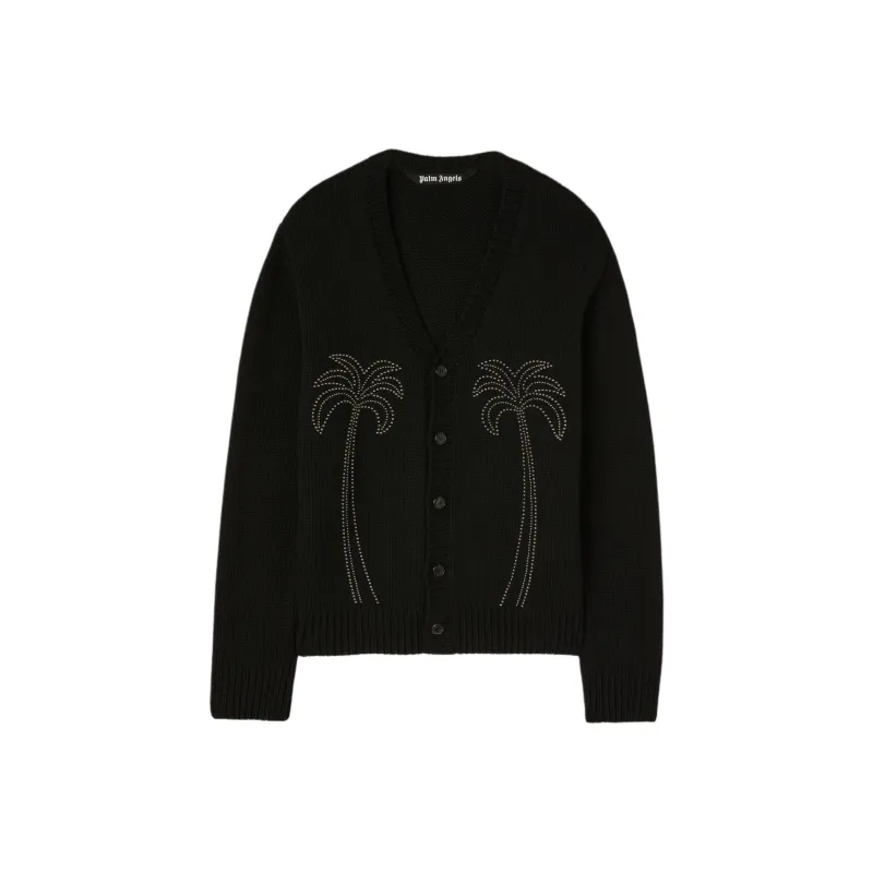PALM ANGELS Milano Studded Cardigan-0