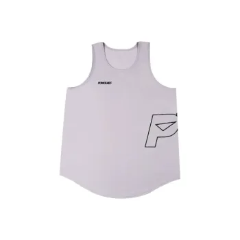 Powolves Tank Tops Unisex Gray