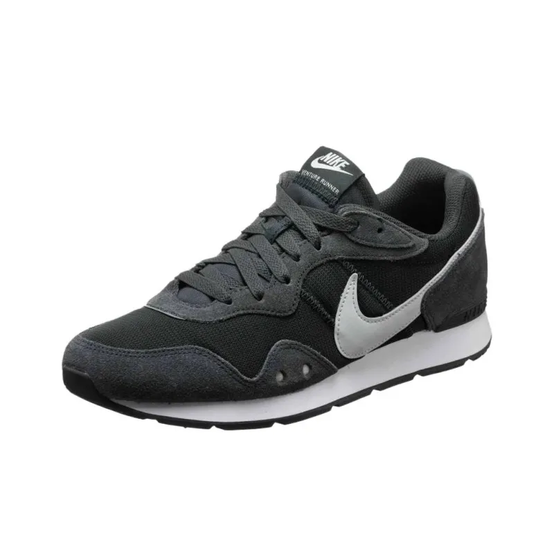 Nike Venture Runner Anti Slip Wear Resistant Low Top Running Shoes Men's Gray-1