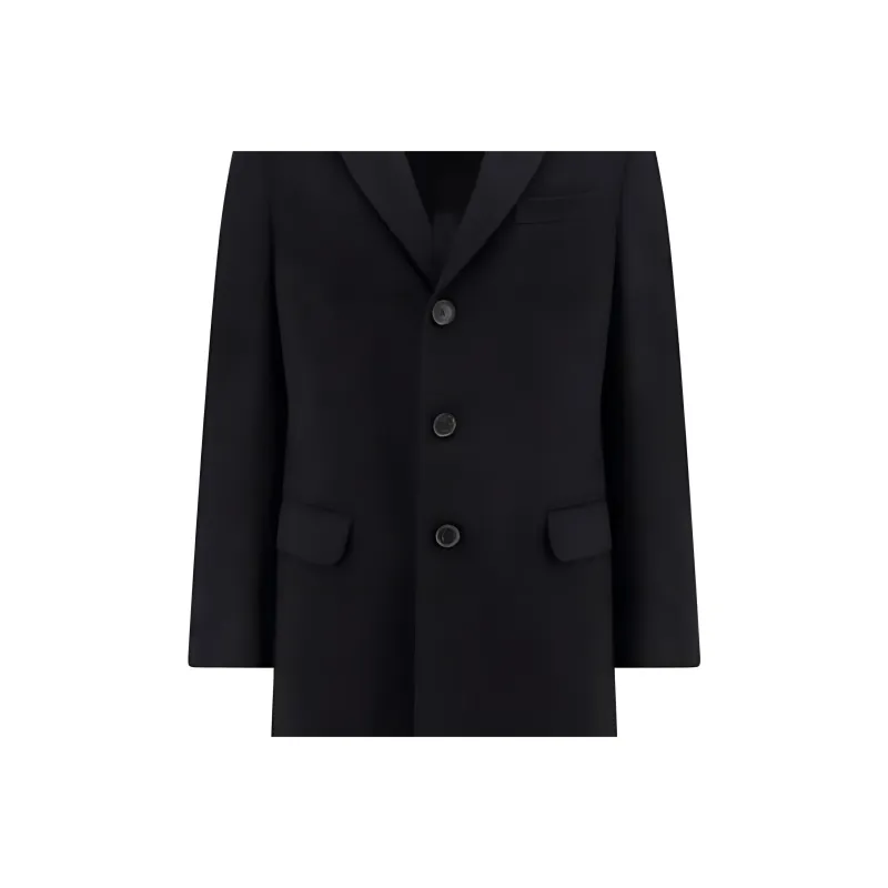 Ermenegildo Zegna Single Breasted Straight Hem Coat-3