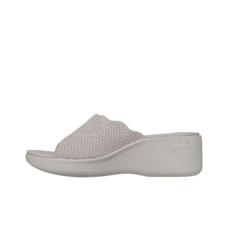 Skechers Pier Lite Slide Slippers Women's Taupe-1