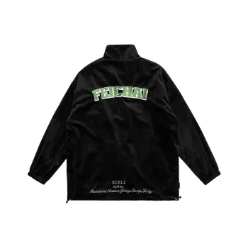 FEICHAI Loose Fit Jacket Unisex Black