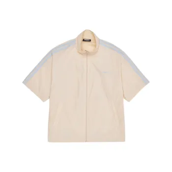 NERDY Loose Fit Thin Jacket Unisex Cream
