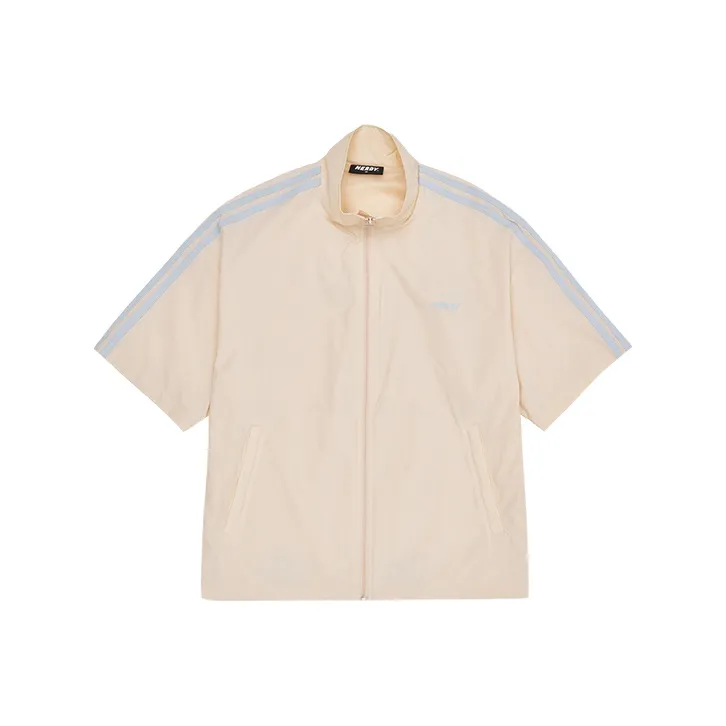 NERDY Loose Fit Thin Jacket Unisex Cream-0