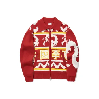 LiNing Sweater Men's Samba Red Ecru Chrome Yellow