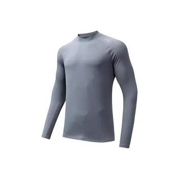 ANTA Running Collection T-Shirts Men Smoke Coal Gray