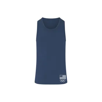 SKIMS x MEIGUOAOYUNDUI LIANMINGKUAN Tank Tops Men's NAVY/Marine Blue
