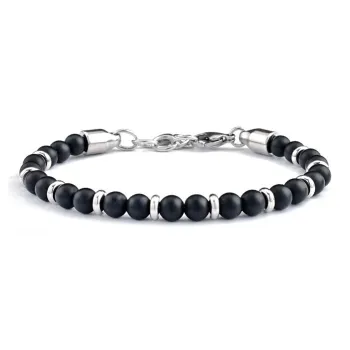 MUXIANG Scrub Stone Bracelets Unisex