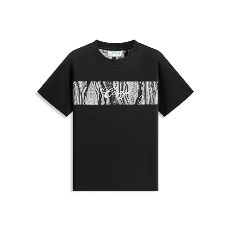 COOGI T-Shirt Unisex Black Gray With Gourd Pattern-0
