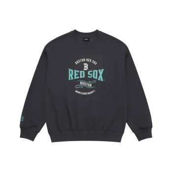 MLB MLB Preppy Style Collection Boston Red Sox SS25 Sweatshirt Unisex Charcoal Gray