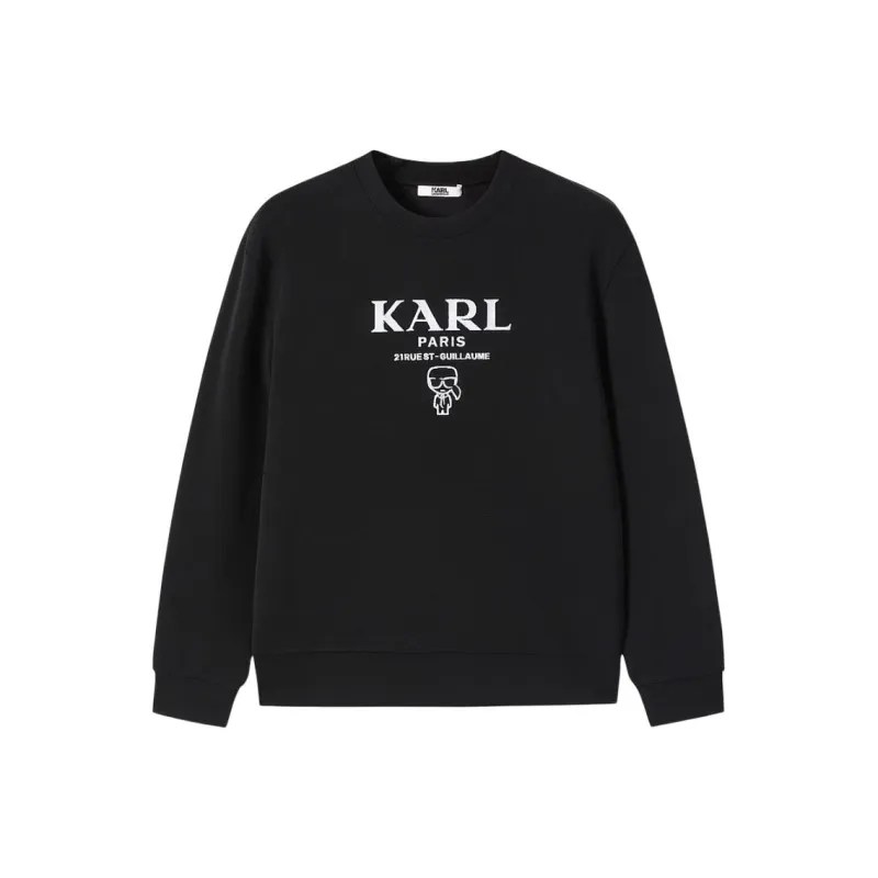 KARL LAGERFELD FW24 Sweatshirt Men's Black-0
