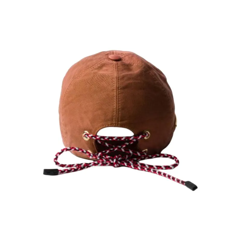 PRADA Lace up Baseball Cap-2