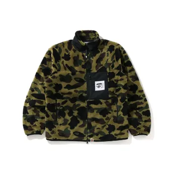 A BATHING APE 1st Camo Boa Jacket